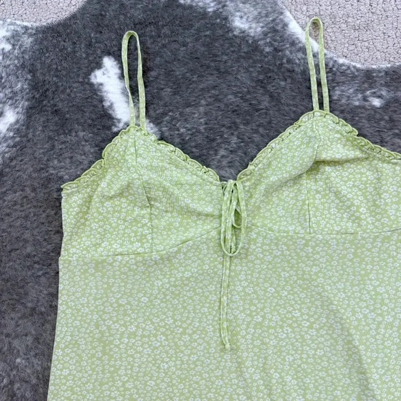 AE American Eagle Babydoll Mini Mesh Dress - Picture 4 of 13